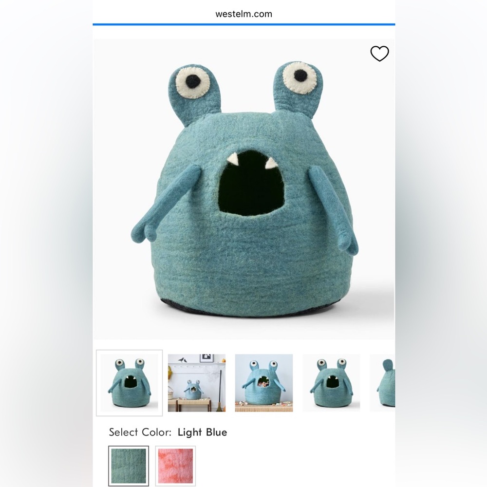 EUC West Elm Alien Monster Mix